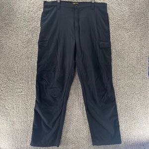 Ironclad Pants Mens 42x34 Black Cargo Performance Workwear Nylon Pockets Logo